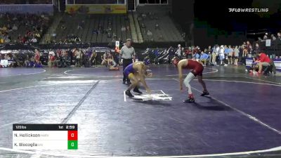 125 lbs Prelims - Nolan Hellickson, Harvard vs Kyle Biscoglia, Northern Iowa