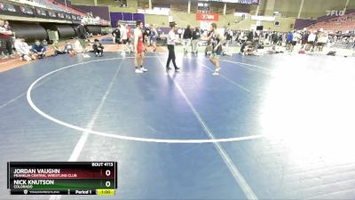 78 lbs 3rd Place Match - Nick Knutson, Colorado vs Jordan Vaughn, Franklin Central Wrestling Club