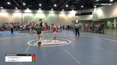 174 lbs Consi of 8 #1 - Ryan Christensen, Wisconsin vs Drew Hughes, Michigan State