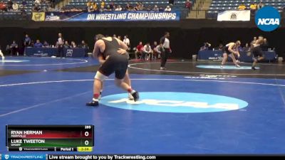 285 lbs 7th Place Match - Ryan Herman, Maryville vs Luke Tweeton, UMary