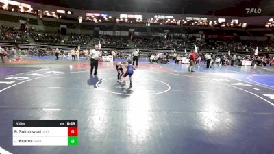 80 lbs Consi Of 16 #1 - Blake Sokolowski, Overtime vs Joseph Kearns, Paramus