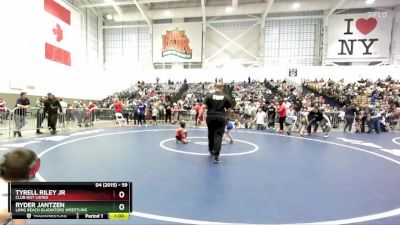 59 lbs Champ. Round 2 - Ryder Jantzen, Long Beach Gladiators Wrestling vs Tyrell Riley Jr, Club Not Listed