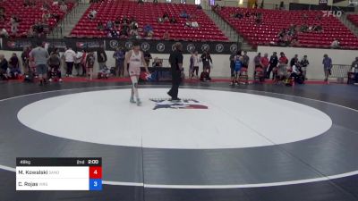 48 kg Cons 16 #2 - Michael Kowalski, Sanderson Wrestling Academy vs Cristian Rojas, Virginia