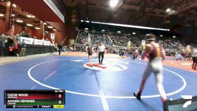 4A-106 lbs Cons. Round 2 - Cache Wood, Sheridan vs Kayden Hemsher, Laramie