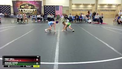 60 lbs Round 5 (8 Team) - Trey Bell, Cleveland Wrestling vs Roman Howe, Contenders WA