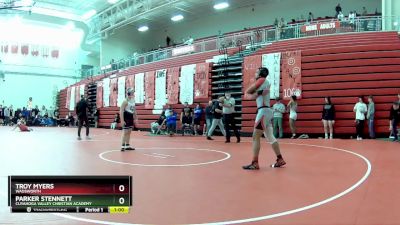 175 lbs Round 5 - Troy Myers, Wadsworth vs Parker Stennett, Cuyahoga Valley Christian Academy