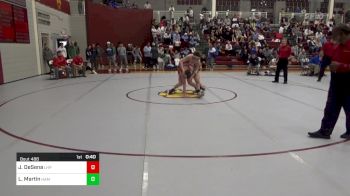 138 lbs 3rd Place - Jack DeSena, Lake Highland Prep vs Luke Martin, Hammond School