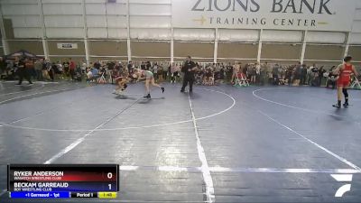 92 lbs 5th Place Match - Ryker Anderson, Wasatch Wrestling Club vs Beckam Garreaud, Roy Wrestling Club