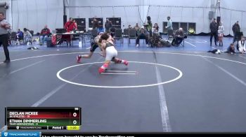 96 lbs Round 5 (6 Team) - Ethan Dimmerling, Team Germantown vs Declan McKee, 84 Athletes