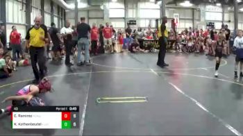 43 lbs Round 5 (6 Team) - Camila Ramirez, Pomona Elite vs Kinsley Kothenbeutel, The Funky Singlets Yellow