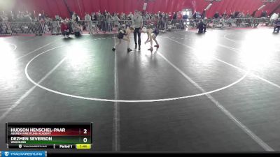 120 lbs Champ. Round 1 - Hudson Henschel-Paar, Askren Wrestling Academy vs Dezmen Severson, Wisconsin