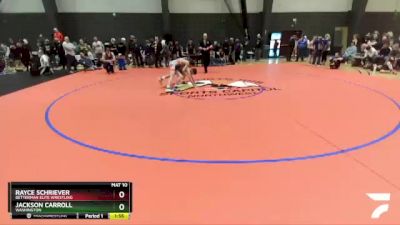 119 lbs Semifinal - Rayce Schriever, Betterman Elite Wrestling vs Jackson Carroll, Washington