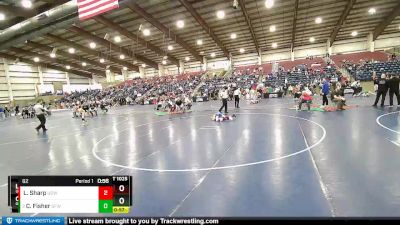 62 lbs Round 2 - Camille Fisher, Glenns Ferry Wrestling vs Liliana Sharp, Uintah Girls Wrestling