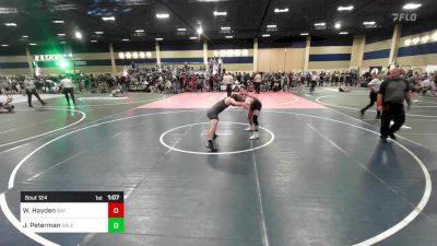 137 lbs Round Of 32 - Wesley Hayden, Bay Area Dragons vs Jackson Peterman, Salem Elite