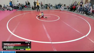 49 lbs Round 5 - Thomas Luca Schober, Scots Wrestling Club vs Beau Russell, ReZults Wrestling