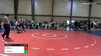 68 lbs Final - Brantley Bowen, Troup Youth Wrestling vs Levi Allison, Troup Youth Wrestling