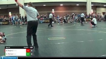 78 lbs Round 3 (6 Team) - Hunter Pierson, Contenders Wrestling Academy Green vs Bryant Rogers, Team Palmetto