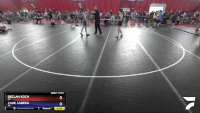 132 lbs Cons. Semi - Declan Koch, WI vs Cade Aaberg, WI