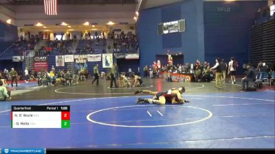 165 lbs Quarterfinal - Daniel Rella, Paramus Catholic vs Nolan O`Boyle, Norfolk Academy