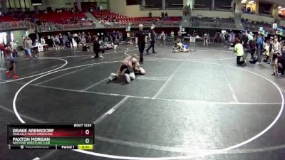 125 lbs Cons. Semi - Drake Arensdorf, Ogallala Youth Wrestling vs Paxton Morgan, Westside Wrestling Club