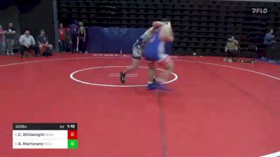 220 lbs Consi Of 8 #1 - Clayton Whitenight, Berwick, PA vs Aidan Martorano, Secaucus, NJ