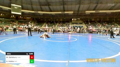 88 lbs Consi Of 16 #1 - Maxwell Salisbury, Threestyle vs Asher Hobbs, Salina Wrestling Club