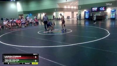 126 lbs Round 1 (16 Team) - Trevor Wilcox, Genoa Wrestling vs Laudon Ethridge, Social Circle Black