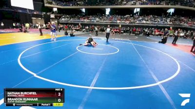 6A 126 lbs Champ. Round 1 - Nathan Burchfiel, Rockwall Heath vs Brandon Runhaar, Austin Vandegrift