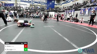 126 lbs Final - Kylan Ooton, Prodigy Elite Wrestling vs Kason Scruggs, Hennessey Takedown Club