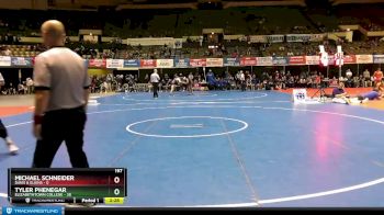197 lbs Round 1 (3 Team) - Tyler Phenegar, Elizabethtown College vs Michael Schneider, Davis & Elkins