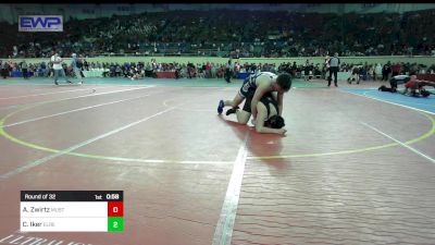 200 lbs Round Of 32 - August Zwirtz, Mustang Middle School vs Coleman Iker, El Reno