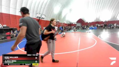 176-188 lbs Round 3 - Alisha Berg, Lena/Bonduel vs Kori Wallner, Canton