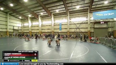 140 lbs Semifinal - Audrey Robinson, Oregon vs Kaimalie Wong-Stone, Hawaii