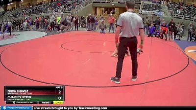 77 lbs Cons. Round 5 - Nova Chavez, Hidden Valley Mat Club vs Charles Utter, Sweet Home Mat Club