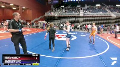 144 lbs Round 2 - Kristian Martin, Windy City Wrestlers vs Kelton Stewart, Glenrock Wrestling Club