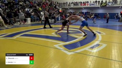 145 lbs Consi Of 8 #1 - Logan Slovick, West Allegheny vs Ian Holub, Trinity