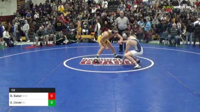 152 lbs Sam Dover, St. Edward vs Benny Baker, Wyoming Sem