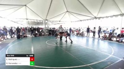 113 lbs Consi Of 8 #1 - Elias Rodriguez, Silverback WC vs Reggie Fernandez, Threshold WC