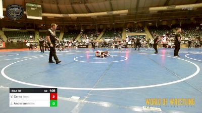 70 lbs Final - Valeria Cerna, Top Dog Wrestling Club vs Jaelyn Anderson, Nebraska Wrestling Academy