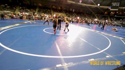 100 lbs Consi Of 8 #2 - David Collom, Pryor Tigers vs Jayvyn Allami, Team Tulsa Wrestling Club