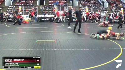 100 lbs Cons. Round 4 - Cooper Raab, U.P. Power Wrestling vs Carter Henderson, Mathawks