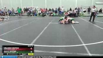 132 lbs Placement Matches (8 Team) - Rayce Whiting, South Dakota Frenzy vs Orlando Whiting, South Dakota Mania