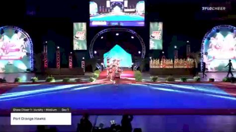 Port Orange Hawks [2020 Show Cheer 1- Varsity - Medium Day 1] 2020 Pop Warner National Cheer & Dance Championship