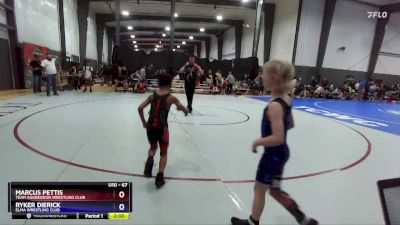 67 lbs 3rd Place Match - Marcus Pettis, Team Aggression Wrestling Club vs Ryker Dierick, Elma Wrestling Club