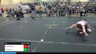 75 lbs Round 1 (6 Team) - Bryce Donahue, Donahue WA vs Miles Mays, Contenders WA Green