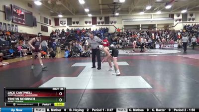 152 lbs Cons. Round 3 - Tristin Nosbisch, Mount Vernon vs Jack Cantwell, West Delaware, Manchester