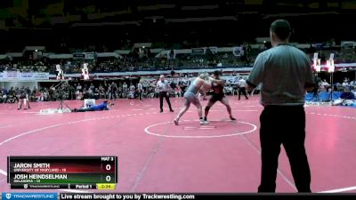 285 lbs Finals (2 Team) - Jaron Smith, University Of Maryland vs Josh Heindselman, Oklahoma