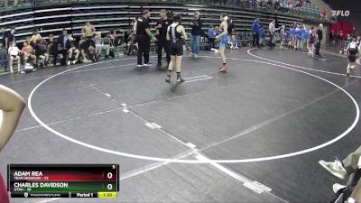 112 lbs Finals (8 Team) - Adam Rea, Team Missouri vs Charles Davidson, Utah