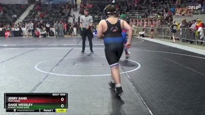 150 lbs Cons. Round 1 - Gaige Wessley, Kansas Young Guns vs Jerry Sand, Trailhands