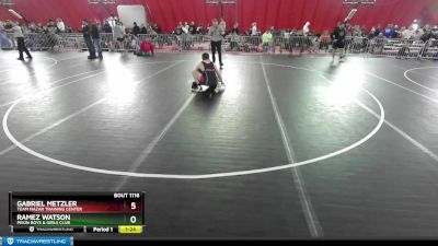 150 lbs Quarterfinal - Ramez Watson, Pekin Boys & Girls Club vs Gabriel Metzler, Team Nazar Training Center